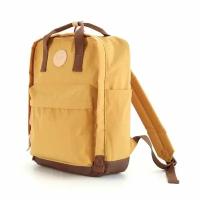 Рюкзак Himawari Okta Grande 1084M 14" Yellow/Brown, желтый с коричневым