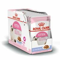 Royal Canin Kitten влажный корм котят до 12 месяцев кусочки в желе, в паучах - 85 г х 28 шт