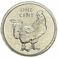 Острова Кука 1 цент 2003 г. (Животные - Петух)