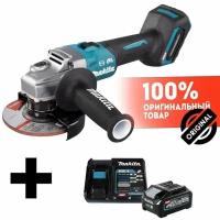 УШМ MAKITA XGT аккумуляторная GA005GZ + АКБ 4.0Ач. и ЗУ 191J67