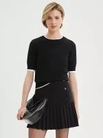 Zarina Плиссированная юбка, цвет Черный, размер S (RU 44), 4121217237-50