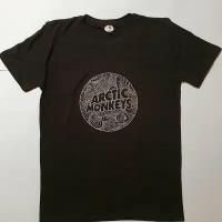 Черная футболка с принтом Arctic Monkey Logo 3XL