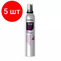 Комплект 5 штук, Мусс ESTEL TOP SALON PRO.стайлинг сильн фикс 350 мл ETS/M4/350