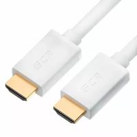 Кабель HDMI 2.0 Ultra HD 4K 3D 18 Гбит/с для Apple TV PS4 Smart TV 24K (GCR-HM700) белый 15.0м