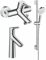 Комплект смесителей Hansgrohe Talis S 72400000 + 72020000 + 26532400