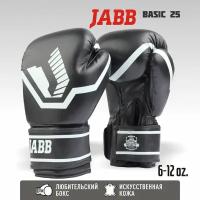 Перчатки бокс.(иск.кожа) Jabb JE-2015/Basic 25 черный 10ун