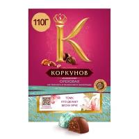 Конфеты шоколадные А.коркунов Ореховая коллекция, 110г