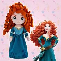 Мягкая игрушка мягкая Мерида 36 см мультфильм "Храбрая сердцем" Disney Store