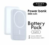 Магнитный аккумулятор Power bank Battery Pack MagSafe 5000 mAh, черный