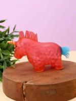 Игрушка антистресс, мялка Colorful unicorn squishy red