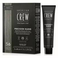 American Crew Precision Blend краска-камуфляж для седых волос, 5/6 пепельный