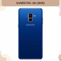 Силиконовый чехол на Samsung Galaxy A8 2018 / Самсунг Галакси A8 (2018), прозрачный