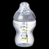 Бутылочка для кормления Tommee Tippee, Closer to nature, 260 мл., серый, 0+