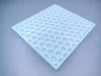 Силиконовая форма для шестигранных плиток гексагон строймини на 100 шт. - 5мм