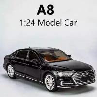 Коллекционная машинка игрушка металлическая Audi A8 с багажником масштабная модель Ауди 1:24