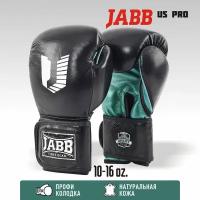 Перчатки бокс.(нат. кожа) Jabb JE-4081/US Pro черный 12ун