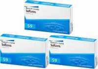 SofLens 59 Bausch + Lomb -4.25, Диаметр 14.2, Кривизна 8.6, 18 штук (3 пачки по 6 линз), ежемесячные контактные. Софленс 59 Бауш энд ломб