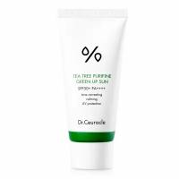 Солнцезащитный крем для проблемной кожи Dr. Ceuracle Tea Tree Purifine Green Up Sun SPF 50+ PA++++