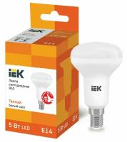 Лампа светодиод. (LED) с отраж. R50 Е14 5Вт 450лм 3000К 230В матов. IEK