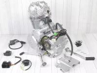 PitBikeClub Двигатель в сборе ZS 165FMM (CB250D-G) 223см3, возд. охл., электростартер