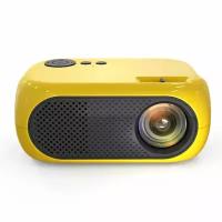 Портативный LED Мини Проектор MINI Projector 640х480 с поддержкой 720P 1080P HDMI USB Желтый