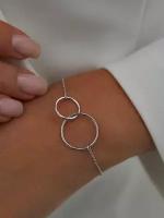 Браслет MIESTILO женский браслет на руку серебряный браслет круг браслет серебро B6910017