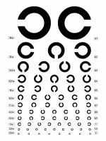 Плакат Таблица Головина для проверки зрения формат А3