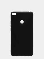 Xiaomi Mi Max 2 Силиконовый чёрный чехол накладка для ксиоми ми макс 2 бампер сяоми макс2 max2 матовый soft Touch