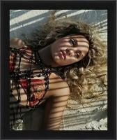 Плакат, постер на холсте Shakira-Шакира. Размер 30 х 42 см