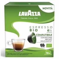 Кофе в капсулах Lavazza Dolce Gusto Espresso Bio, интенсивность 6, 16 порций, 16 кап. в уп