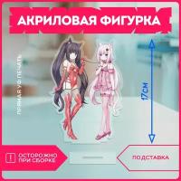 Акриловая фигурка статуэтка аниме игра некопара Nekopara v4