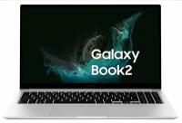 Ноутбук 15,6" Samsung Galaxy book 2 NP754 Core i5 1235U/16Gb/256Gb SSD/15.6" FullHD/Win11Pro Серебристый (NP754XED-KC4IT)