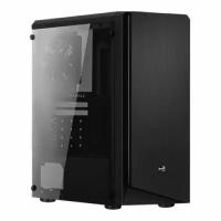 Корпус ATX AEROCOOL RIFT, Midi-Tower, без БП, черный