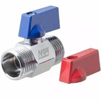 Кран-мини шаровый 1/2" н/н флажок MPF