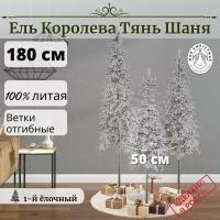 Ель искусственная заснеженная Королева Тянь Шаня 1,8 м / Бренд Max Christmas