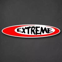 Наклейка на авто "Extreme - Экстрим" 24x5 см