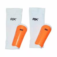 Щитки футбольные RGX-8400 оранжевый (L)