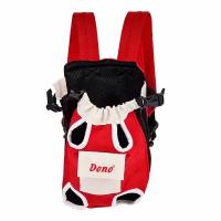 Рюкзак-переноска для мелких домашних питомцев Dono размер M Red