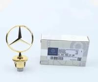 Эмблема MERCEDES Мерседес прицел W202-W221 (A2218800086)des прицел, золотой