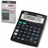 Калькулятор STAFF STF-888-16, 16-разрядный, двойное питание
