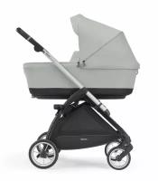 Коляска 2 в 1 Inglesina Electa System Duo на шасси Electa Silver Black Greenwich Silver