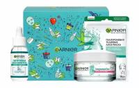 GARNIER Набор для лица Алоэ (Крем 50 мл + Сыворотка 30 мл + Маска 28 г)