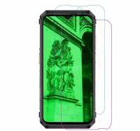 Защитное закалённое противоударное стекло MyPads Forti Glass для телефона UleFone Power Armor 19 / Power Armor 19T с олеофобным покрытием