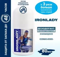 Дезодорант-антиперспирант Repharm 80 мл с пептидами IRONLADY®Экстра сила