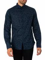 Мужская рубашка ARMANI EXCHANGE, Цвет: темно-синий, Размер: L