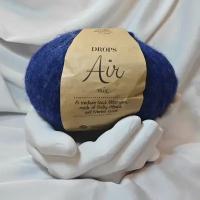 Пряжа Drops Air (Дропс Эйр), Альпака, 150м 50гр, цвет 09 - синий