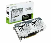 Видеокарта ASUS DUAL-RTX4060-O8G-WHITE /RTX4060, HDMI, DP*3,8G, D6