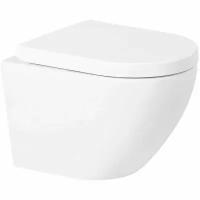 Унитаз подвесной безободковый BelBagno SFERA-R BB046CHR/BB105SC