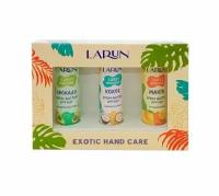 Larun Подарочный набор Крем для рук Exotic hand care, 3 крема по 30 мл, 1 уп