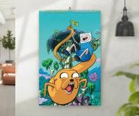 Перекидной календарь Время Приключений, Adventure Time №10, А3
